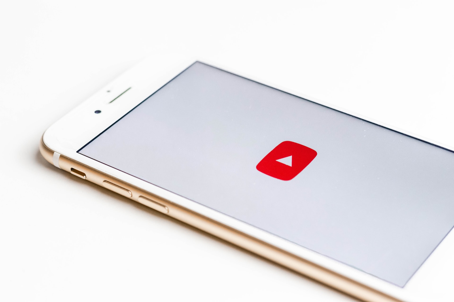 Smart Phone Showing YouTube Logo