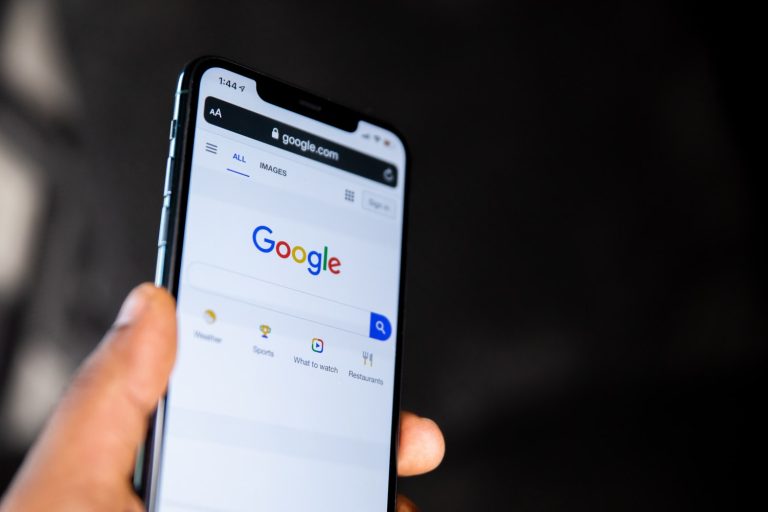 Google Search on Mobile Phone