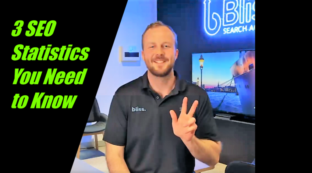 3 seo stats from James at Bliss